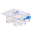 Acrylic Aquarium Pipe Clip Clamp Holder to Fix Inflow Outflow Water Tube Transparent Acrylic Water Tube Soft Pipe Fixture Fish Fixed Clip for Fish Aquarium(1#) - size: 1#