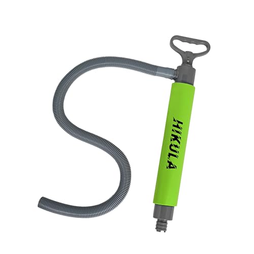 Manual Bilge Pump for Boats Kayak Canoe - Portable Siphon Pump, Kayak Bailer with Reversible Hose, Green, 19.7 Inch - color: Green, size: Large