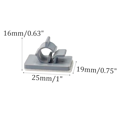 15PCS 1/4 Inch RO Tubing Holder Clips for Water Line, Self-Adhesive Cable Management Mounts for Water Filter and Under Sink Organization - size: 1/4 Inch
