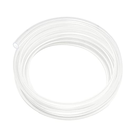 3/8’’ ID × 1/2’’ OD - 25 ft Clear Plastic Vinyl Tubing, Flexible PVC Hose Lightweight BPA Free and Non-Toxic vinyl Tube for Transfer Water Air Oil - size: 3/8’‘, style: 25 feet