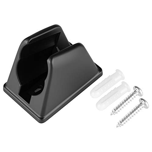 Dura Faucet DF-SA156-MB RV Handheld Shower Wand Bracket Holder, Mounting Screws Included (Matte Black) - color: Matte Black
