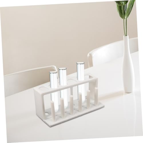 Plastic Test Tube Holder Rack for Aquarium Water Quality Testing Laboratory Tube Organizer Stand for Science Labs
