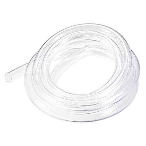 uxcell PVC Hose Tube, 16.5mm ID x 20.5mm OD 3 Meter 9.8ft Clear Vinyl Tubing, Plastic Flexible Water Pipe - size: 16.5x20.5mm