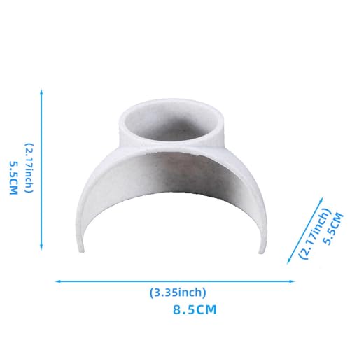 Aquarium Fish Tunnel – Corner Tank Cave Ornament, Unique Shrimp Hiding Spot | Shrimp Aquarium Decor Accessories, Fish Cave Tunnel Decorations for Aquatic Pets, Tank Play Area, Aquarium Setup - color: A