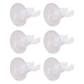 MroMax Aquarium Suction Cup Clips Airline Tubing Hose Heater Clips Clamps Holder for Fish Tank Clear 12mm to 14mm 6Pcs - size: 6pcs 12mm to 14mm