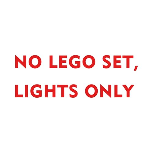 BrickBling LED Light Compatible with Lego Tropical Aquarium 10366, Decoration Lamp Compatible with Lego Tropical Fish Tank- Excluding Model (RC Version Light) - style: RC Version Light