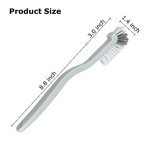 Kitchen Scrub Brush, Angle Cleaning Brush, Right Angle Scrub Brushs for Sink Household Dish Pot Pan Edge Corners, Upgraded Stiff Brushes for Small Space Crevice Cleaning with Stiff Bristle