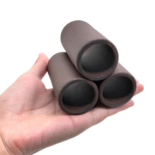 M2cbridge Ceramic Shrimp Dome Hide Shelters Swim Holes Shrimp Habitat Breeding Tube (2PCS Purple Pipe) - color: 2pcs Purple Pipe