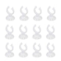 MroMax Aquarium Suction Cup Clips Airline Tubing Hose Heater Clips Clamps Holder for Fish Tank Clear 19mm to 22mm 12Pcs - size: 12pcs 19mm to 22mm