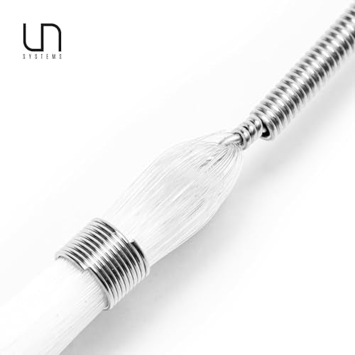 Ultum Nature Systems Twin Brush - Aquarium Brush for Glass Tanks, Pipe Cleaner Brush, Long Tube Cleaning Brush w/Double Ended Brush Styles - Flexible Drain Brush for Home Kitchen Sink - 23.62 in