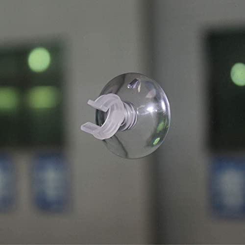 Aquarium Suction Cup Clips Airline Tube Holders Clamps for Fish Tank Clear 13mm 6Pcs