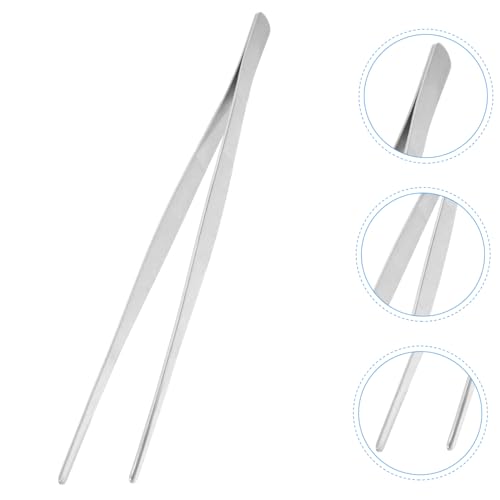 Straight Tweezers Stainless Steel Aquarium Tools for Planting Water Plants Comfortable and Flexible Design for Easy Use Fish Tanks