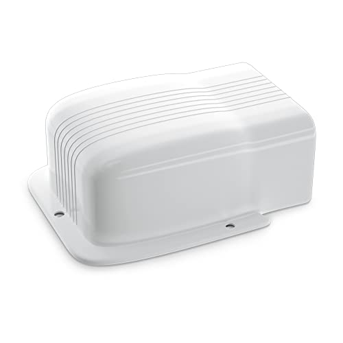 5" Entry Wall Cover Line Cover Set Parts PVC Accessory for Decorative for Ductless Mini Split, Central AC and Heat Pumps, White - color: White, size: 5 inch