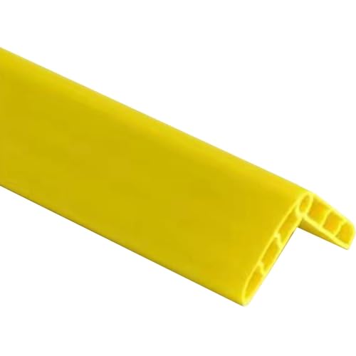 Colorful Rubber Wall Corner Guard Edge Protector,Anti-Collision Strip, Self-Adhesive Wall Guards, Safety Edge & Corner Guards, Length 3.28 ft,Yellow - color: Yellow