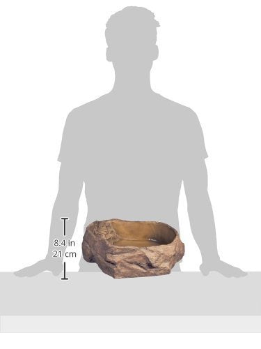 Exo Terra Water Dish, Water Bowl for Reptiles, X-Large, Flavorless, 1 pounds - size: X-Large
