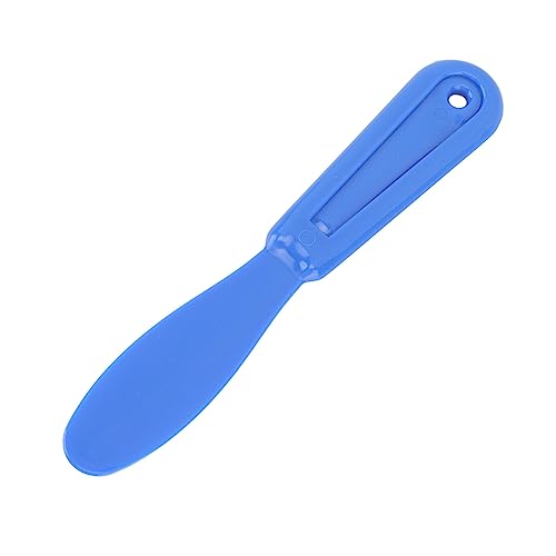 5pcs Straight Spatula,Plastic Plaster Spatulas Mixing Knife for Alginate Plaster Materials (Dark Blue)
