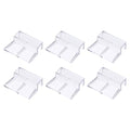 6 Pcs Aquarium Lid Clips, 12 mm Acrylic Aquarium Cover Bracket Fish Tank Lid Older Fish Tank Clip Transparent Durable Easy to Clean, Intended for Rimless Aquariums Top Cover - size: 12 mm