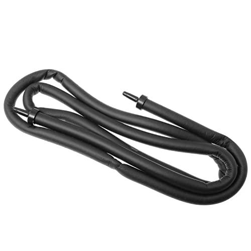 Bendable Bubble Wall 120cm/47inch Black Aquarium Air Curtain Bubble Air Diffuser Flexible Air Bubble Rubber Tube for Aquarium Fish Tank