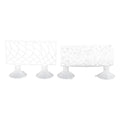 Betta Fish Toys, Betta Fish Tank Accessories Decorations, Betta Tunnel Swim Tube Soft Edged Betta Hammock Bed Shrimp Guppies Hideout Betta Shelter Toys with Suction Cup(White)