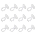 MroMax Aquarium Suction Cup Clips Airline Tubing Hose Heater Clips Clamps Holder for Fish Tank Clear 28mm to 32mm 12Pcs - size: 12pcs 28mm to 32mm