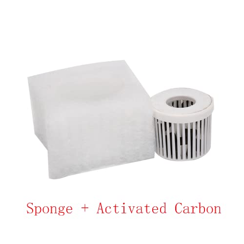 2 PCS Sponge Filter Quiet Small for 1-20 Gallon (2* Replacement Sponge) - color: Replacement Sponge