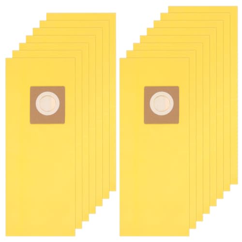 15 Packs AH10243 Disposable Vacuum Bag Replacement for Hoover Commercial CU2 Vacuum Cleaner CH54013 CH54015 CH54113 CH54115 Replace Part AH10243, Yellow - color: Yellow