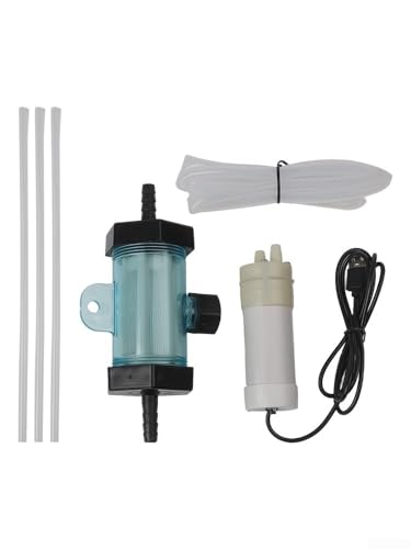 FABULETTA Electric Cleaner, USB Siphon Pump for Aquarium Fish Tank Cleaning, Quick Water Change Tool for Freshwater and Seawater Environments(1 Meter) - size: 1 Meter