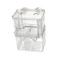 Fish Breeding Isolated Box Float Hatching Separation Acrylic Hatching Box Fish Tank Hatchery for Clownfish Guppy, M - size: M