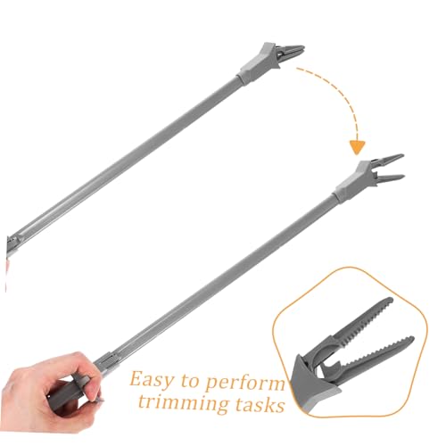 balacoo 3pcs Plastic Aquatic Plant Tongs Curved Tweezers for Fish Tank Plants Ergonomic Design for Easy Trimming and Maintenance for Foreground Care