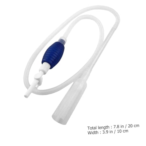GLEAVI Aquarium Water Changer Manual Pump Gravel Vacuum Cleaner Fish Tank Siphon Tool for Aquarium Maintenance and Gravel Cleaning