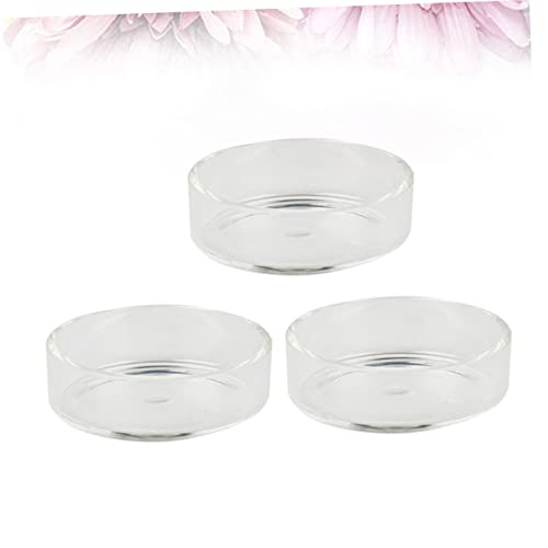 5pcs Crystal Shrimp Feeder Dish Round Shrimp Food Basin Aquarium Fish Feeder Feed Dish Tank Bowl - size: Size 2