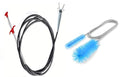 Drain Snake,Pipe Cleaners,Straw Brush,Toilet Bowl Cleaner,Long Bottle Brush,Straw Cleaner,tub Removal Tool,Fish Tank Pipeline Cleaning Brush(Two Tools 61inches)