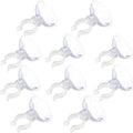 Aquarium Suction Cup Clips Set Fish Tank Air Line Holder Clear Plastic for Glass Fish Supples and Fish Tank Clear Airline Tubing Decorations Shrimp Nests and Reptile - size: Φ0.39in/10mm
