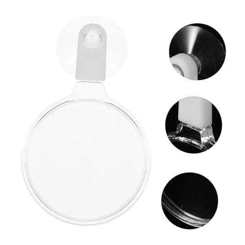 Abaodam Betta Fish Magnifier Suction Cup Magnifying Glass for Small Animals Plants Ants Spiders Easy Installation for Home Aquarium Exploration