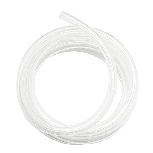 Clear Vinyl Tubing 1/4" ID × 3/8" OD -10 Ft 60PSI,Flexible Lightweight Plastic Tube, Multipurpose Hybrid Reinforced Clear Tubing for Transfer Water Air Oil - size: 1/4’‘, style: 10 feet