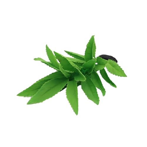 2-Pack 12 Inch Aquarium Silk Aquarium Plants, Artificial Plastic Plant for Small Tank, Goldfish, Fish Hides (Green A, 12 Inch) - color: Green a