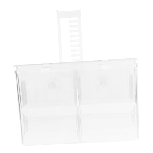 Levemolo Hanging Fish Breeding Box Isolation for Aquariums Suction Cup Design for Easy Installation Nursery for Fry Fish Wear Resistant