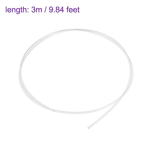 DMiotech 5/64" ID x 1/8" OD, 9.84Ft Long PA6 Nylon Aquarium Air Tubing Pneumatic Nylon Tube Hose Clear for Air Brake System - color: Clear, size: 5/64"x1/8"x9.84Ft