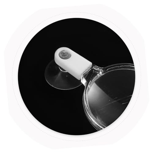 ibasenice Acrylic Aquarium Magnifier with Strong Suction Cup for Fish Tank Viewing Small Animal and Plant Observation Easy Installation Stable Attachment for Betta Fish