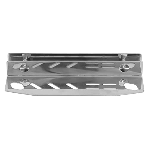 ZJchao Aquarium Plant Holder, Fish Box Accessory Organizer Saltwater Aquarium Accessories Aquascaping Tools Stainless Steel Grass Tool Rack for Tweezers Scissors Storage Rack, 5.9x2.4in