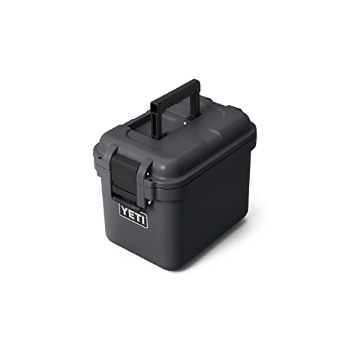 YETI LoadOut GoBox Collection, Divided Waterproof Cargo Case, Dry Box, Camera Case, Fishing Tackle Box - color: Charcoal, size: GoBox 15