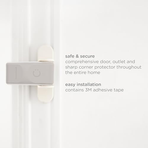 Ubbi Safety Bundle, Safeguarding and Baby Proofing Set, Includes 36 Outlet Covers, 16 Table Corner Protectors and 2 Pinch Guards, Child Safety Kit, Taupe - size: One Size, style: Taupe Safety Bundle