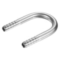 PATIKIL 5/16" (8mm) x 5/16" (8mm) Hose Barb Fittings, 1 Pcs 304 Stainless Steel U Shaped Joint Connector Barbed Fitting Metal Splicer - size: 5/16" (8mm)