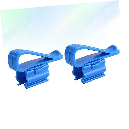 BESPORTBLE 4pcs Aquarium Filtration Hose Holder Water Clip Mount for Tropical Fish Tank Cleaning and Water Change Easy to Attach Clamp for All Tank Types and Buckets