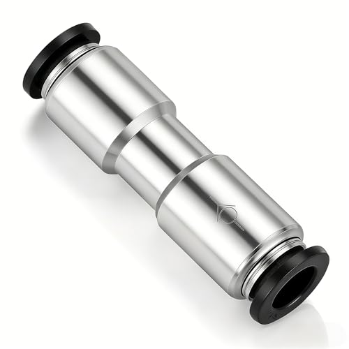 Pneumatic Push to Connect Fitting Check Valve 1/8" OD x 1/8" OD One-way Valve Pack of 2 - size: 1/8" OD