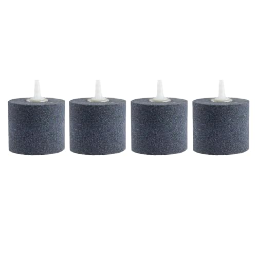 AQUANEAT Aquarium Air Stones 2x2 inch 4 Pack, Aerator Bubble Diffuser, Air Pump Accessories for Hydroponic, Pond, Aquarium Fish Tank - size: 2 inch 4 pcs