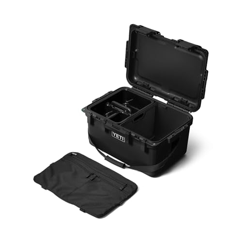 YETI LoadOut GoBox Collection, Divided Waterproof Cargo Case, Dry Box, Camera Case, Fishing Tackle Box - color: Black, size: GoBox 30