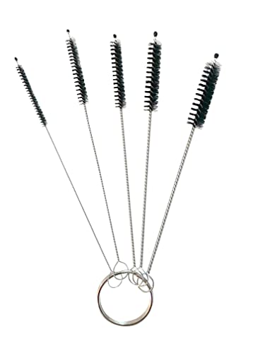 Green Piece® Glass Cleaner (Made in USA) - 2 of the 16 oz bottles with a Set of 3 Silicone Plugs and a 5 Piece Mini Metal Nylon Brush - style: 16 Fl Oz (Pack of 2) + 3 Purple Plugs & 5 Nylon Brush
