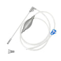 Aquarium Siphon and Water Changer Kit 5.25ft Hose Manual Gravel Vacuum with Air Bulb Flow Valve Duck Bill Head All in One for Freshwater and Saltwater Tanks
