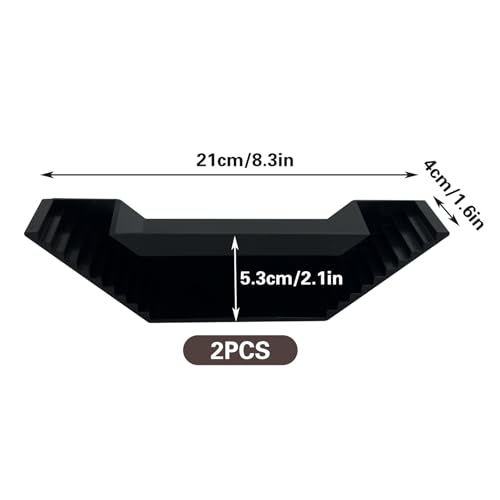 2 PCS Shrimp Underground Viewing Tunnel, Fish Hideout Natural Habitat Aquarium Breeding Cave, Aquarium Decor for Cherry Shrimp and Small Fishes, Black